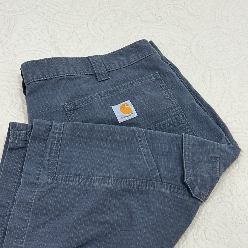 Carhartt Force Relaxed Fit Ripstop Cargo Shorts Mens 40 Shadow‎ Grey 103543 029